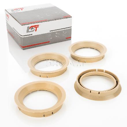 4x Zentrierringe Alufelgen Ø 57,1 mm - Ø 72,5 mm für MAZDA HONDA LEXUS SUZUKI