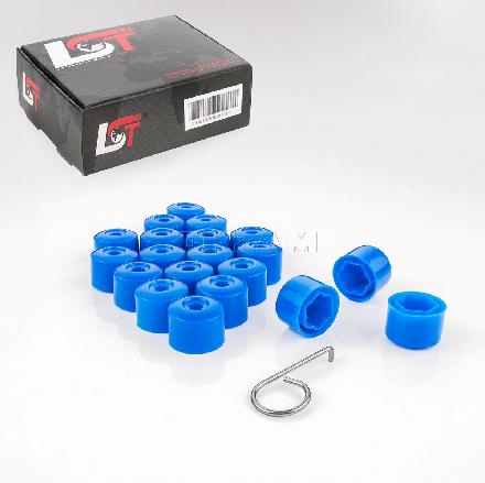 20x Radschrauben Abdeckung Kappen 17 mm blau für KIA HYUNDAI DAEWOO DAIHATSU