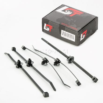 5x Elektrokabel Elektrik Kabelbinder mit Clips für AUDI A3 A4 A5 A6 A7 Q3 Q5 Q7