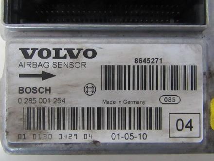 Steuergerät Airbag Volvo S80, 1998.05 - 2004.06 0285001254, 8645271 010130042904