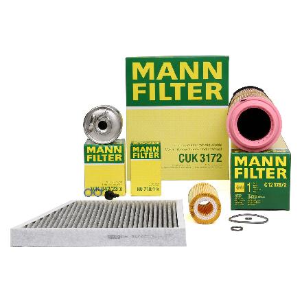 MANN Filterset 4-tlg MERCEDES E-Klasse W211 S211 E200CDI E220CDI 136/170PS OM646