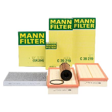 MANN-FILTER Filter, Innenraumluft CUK 2842 + Ölfilter HU 831 x + Luftfilter C 39 219