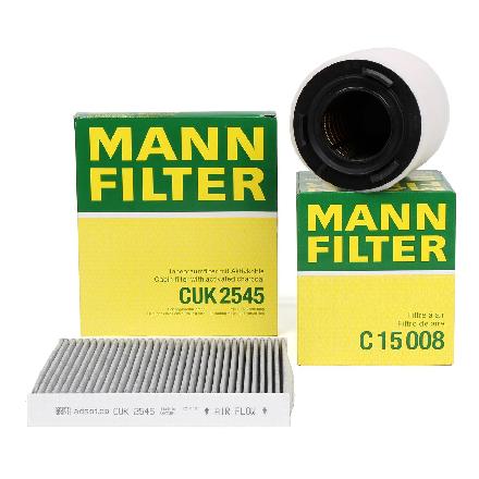 MANN-FILTER Filter, Innenraumluft CUK 2545 + Luftfilter C 15 008