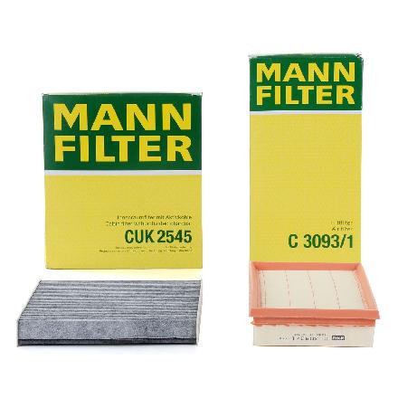 MANN-FILTER Filter, Innenraumluft CUK 2545 + Luftfilter C 3093/1