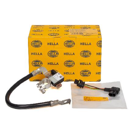 HELLA Sensor, Batteriemanagement 6PK 010 562-911 + Batterieadapter 8KA 009 429-901