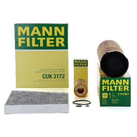 MANN Filterset 3-tlg MERCEDES E-Klasse W211 E320CDI 204 PS OM648 bis 12.2002