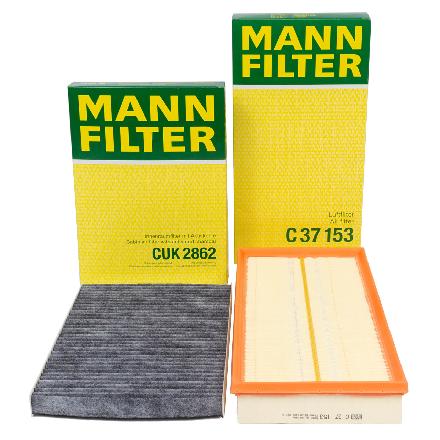 MANN-FILTER Luftfilter C 37 153 + Filter, Innenraumluft CUK 2862