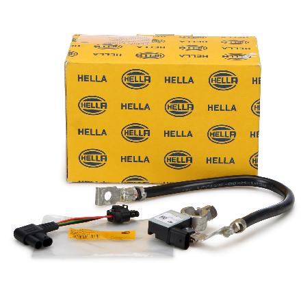 HELLA Batterieadapter 8KA 009 429-901 + Sensor, Batteriemanagement 6PK 010 562-901