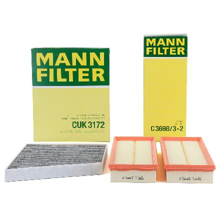 MANN-FILTER Filter, Innenraumluft CUK 3172 + Luftfilter C 3698/3-2