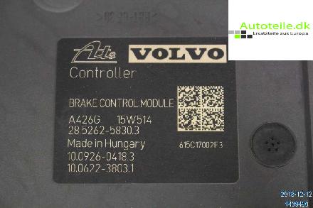 ABS Bremsaggregat VOLVO S60/V60 2016 8740km 31423350 D4204T14