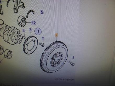 Schwungrad SAAB 9-5 (YS3E) 93185538