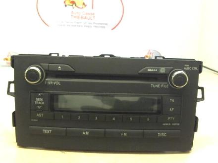 Radio ORIGINEEL 8612002510EX Toyota Auris (E15) Schrägheck 1.4 D-4D-F 16V (1NDTV) 2008