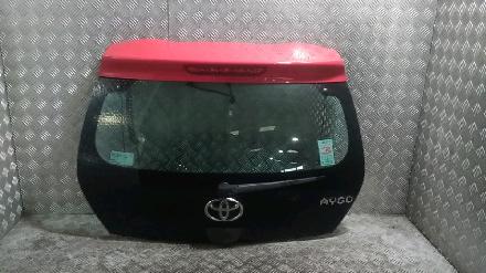 Hintertür ACHTERKLEP Toyota Aygo (B40) Schrägheck 1.0 12V VVT-i (1KR-FE) 2014-09