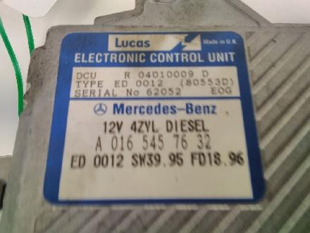 Motorsteuergerät 165457632 Mercedes-Benz C (W202) Limousine 2.2 C-220D 16V (OM604.910) 1996-07