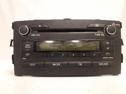 Radio 8612002A70 Toyota Auris (E15) Schrägheck 1.33 Dual VVT-I 16V (1NRFE)