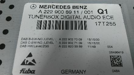 Radio A2229008911/A2229005317/A2229003210 Mercedes-Benz GLC (X253) SUV 2.2 250d 16V BlueTEC 4-Matic (OM651.921(Euro 6)) 2017