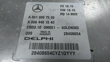 Steuergerät Einspritzung A6519007500 Mercedes-Benz C (C204) Coupé 2.2 C-220 CDI 16V BlueEfficiency (OM651.911) 2014