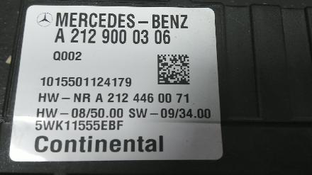 Steuergerät Kraftstoffpumpe A2129000306/A2124400314/A2215401601/A2215406562/A2 Mercedes-Benz E (W212) Limousine E-300 CDI V6 24V BlueEfficiency (OM642.850) 2010