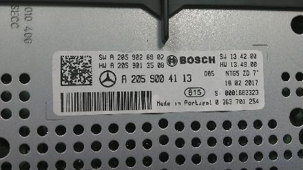 Innenausstattung Display A2059004113/A205900411380/A2059001713 Mercedes-Benz C (C205) Coupé C-220d 2.2 16V BlueTEC 4-Matic (OM651.921(Euro 6)) 2017