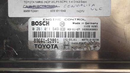 Motorsteuergerät BOSCH Toyota Yaris (P1) Schrägheck 1.4 D-4D (1NDTV)