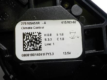 Bedienung Klimacontrolle 41576302 Dacia DUSTER II 1.5 dCi Diesel FAP CAT
