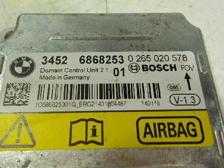 Steuergerät Airbag 0265020578 BMW 1 serie (F21) Schrägheck 3-drs 116d 2.0 16V (N47-D20C)