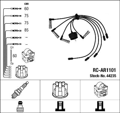 Zündleitungssatz NGK 44235