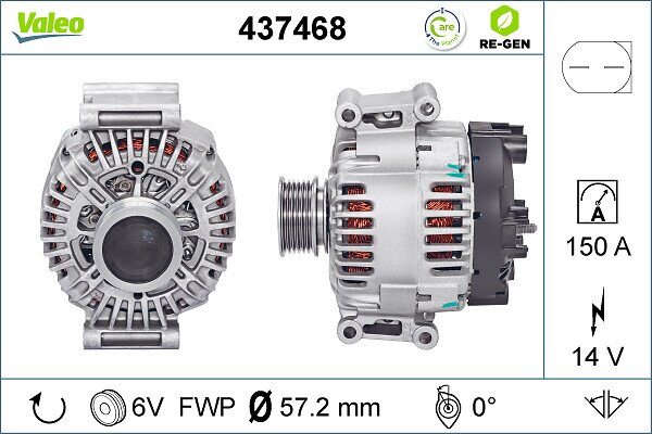 Generator 14 V VALEO 437468