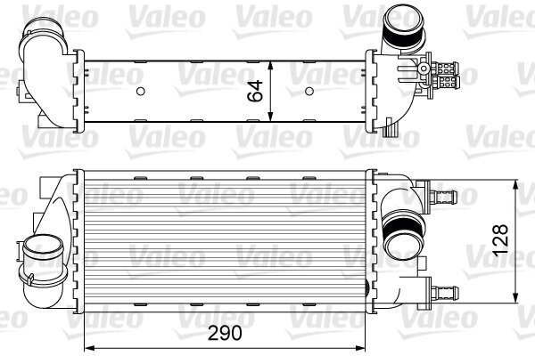 Ladeluftkühler VALEO 818585