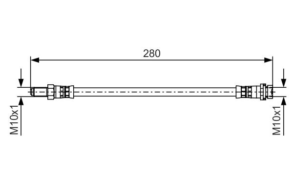 Bremsschlauch BOSCH 1 987 481 488