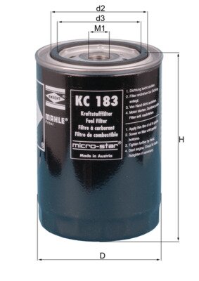 Kraftstofffilter KNECHT KC 183