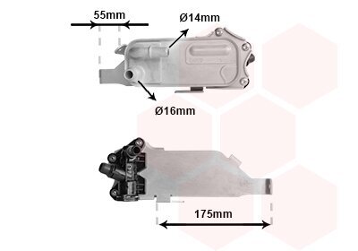 Ölkühler, Automatikgetriebe VAN WEZEL 06013740