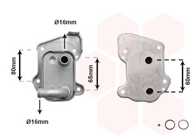 Ölkühler, Motoröl VAN WEZEL 37013721