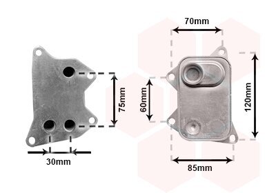 Ölkühler, Motoröl VAN WEZEL 58013723