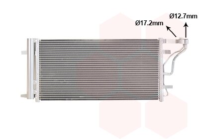 Kondensator, Klimaanlage VAN WEZEL 82015713