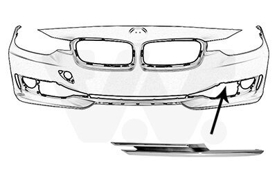 Blende, Stoßfänger VAN WEZEL 0670483