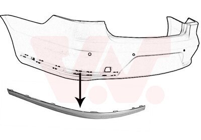 Blende, Stoßfänger VAN WEZEL 5740557