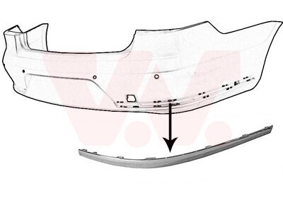 Blende, Stoßfänger VAN WEZEL 5740558