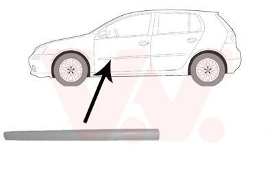Zier-/Schutzleiste, Tür VAN WEZEL 5894423