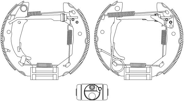 Bremsbackensatz TEXTAR 84053000