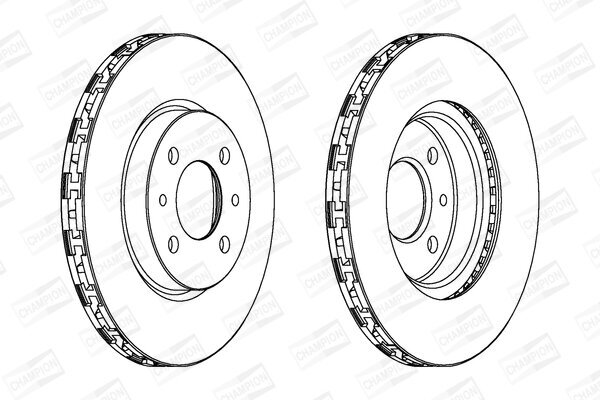 Bremsscheibe CHAMPION 562178CH