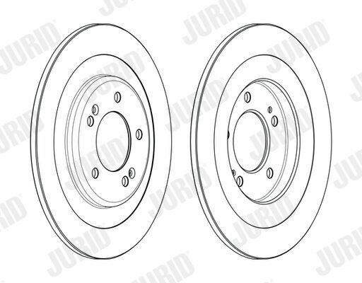 Bremsscheibe JURID 563001JC