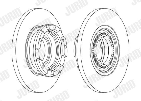 Bremsscheibe JURID 563126J