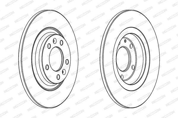 Bremsscheibe FERODO DDF1275C