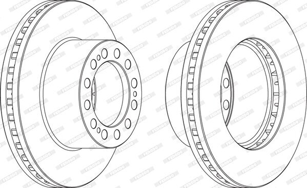 Bremsscheibe FERODO FCR204A
