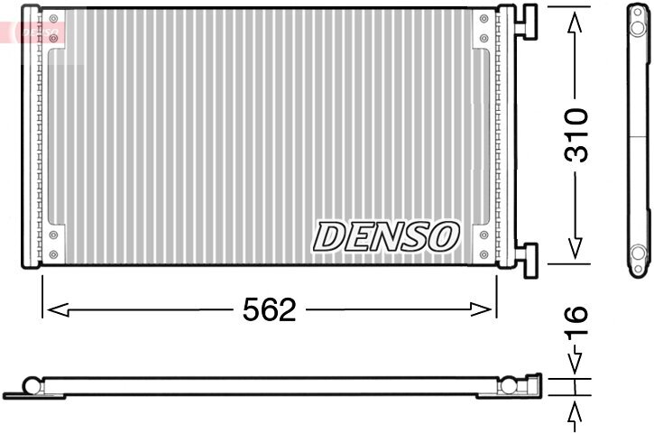 Kondensator, Klimaanlage DENSO DCN09040