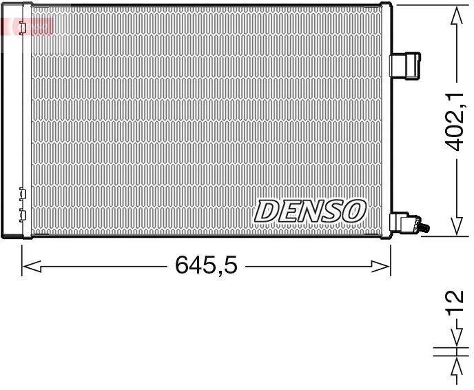 Kondensator, Klimaanlage DENSO DCN11009