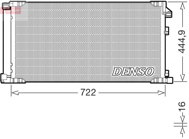 Kondensator, Klimaanlage DENSO DCN51019