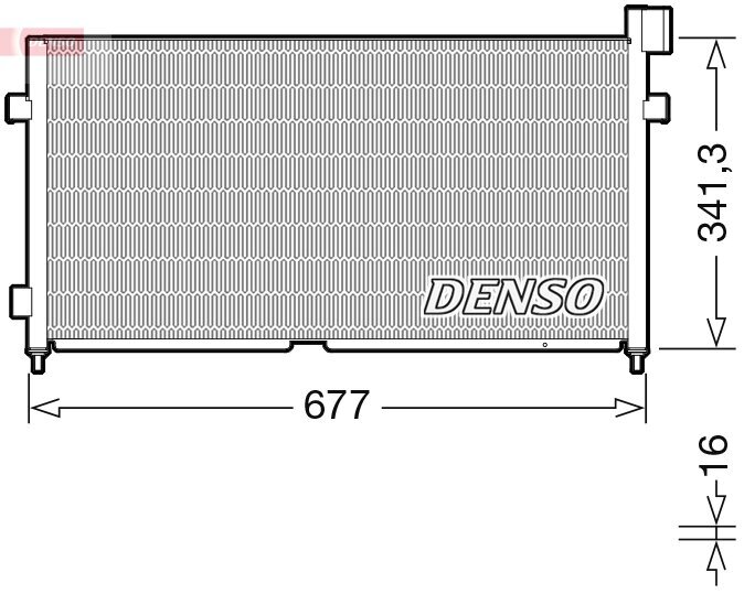 Kondensator, Klimaanlage DENSO DCN99056