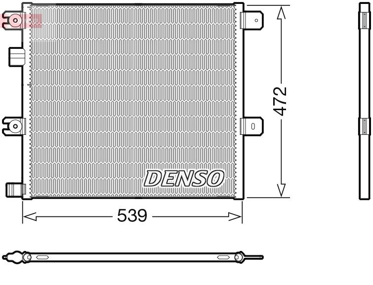 Kondensator, Klimaanlage DENSO DCN99077